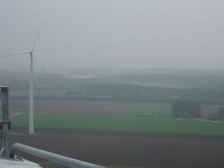 Bild 15 - Auf dem Windrad